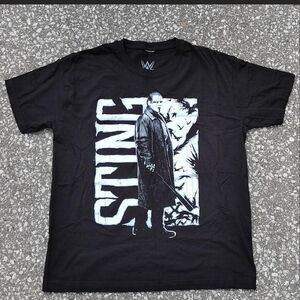 WWE Sting Scorpion Graphic T-Shirt Black 2016 Wrestling Tee Size Large L